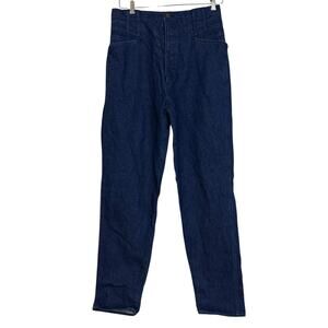 Vtg Wrangler Silverlake Bareback Jeans Womens 31x35 Blue Denim Cotton USA Tall